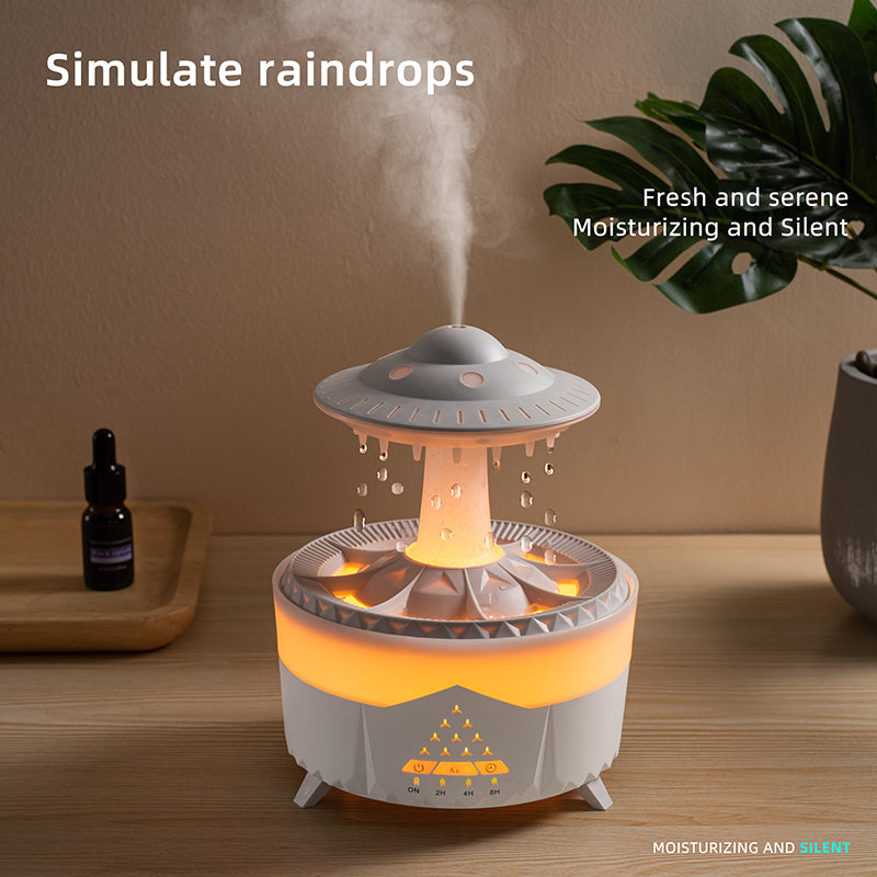 Aromatherapy Ultrasonic Rain Humidifier