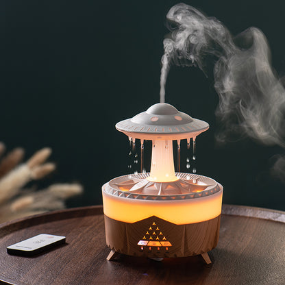 Aromatherapy Ultrasonic Rain Humidifier