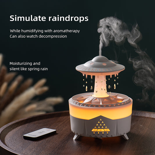 Aromatherapy Ultrasonic Rain Humidifier