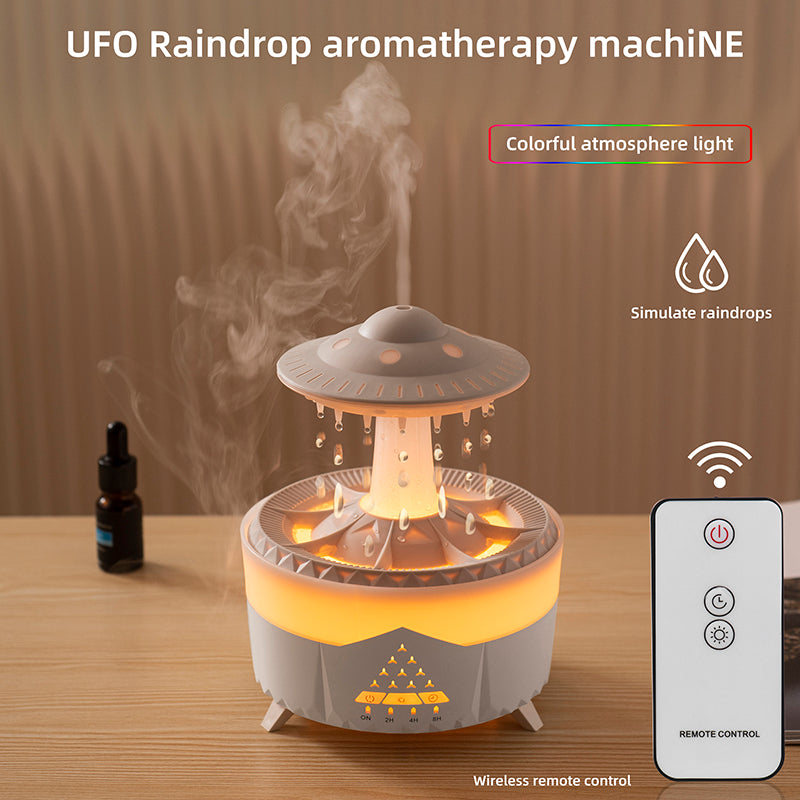 Aromatherapy Ultrasonic Rain Humidifier